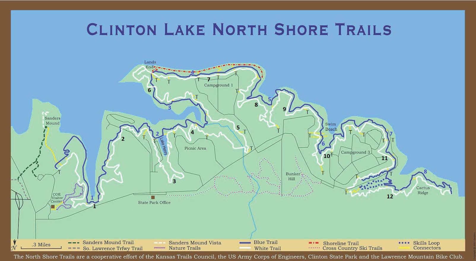Clinton Lake Hiking Trails Clinton State Park Blue Trail | Get Outdoors Kansas
